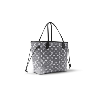 LOUIS VUITTON DENIM NEVERFULL MM M21465 (31*28*14cm)